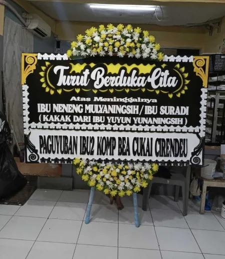 Papan Bunga Duka Purbo Bawang