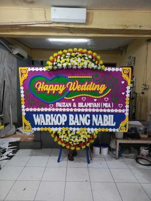 Papan Bunga di Purbo Bawang